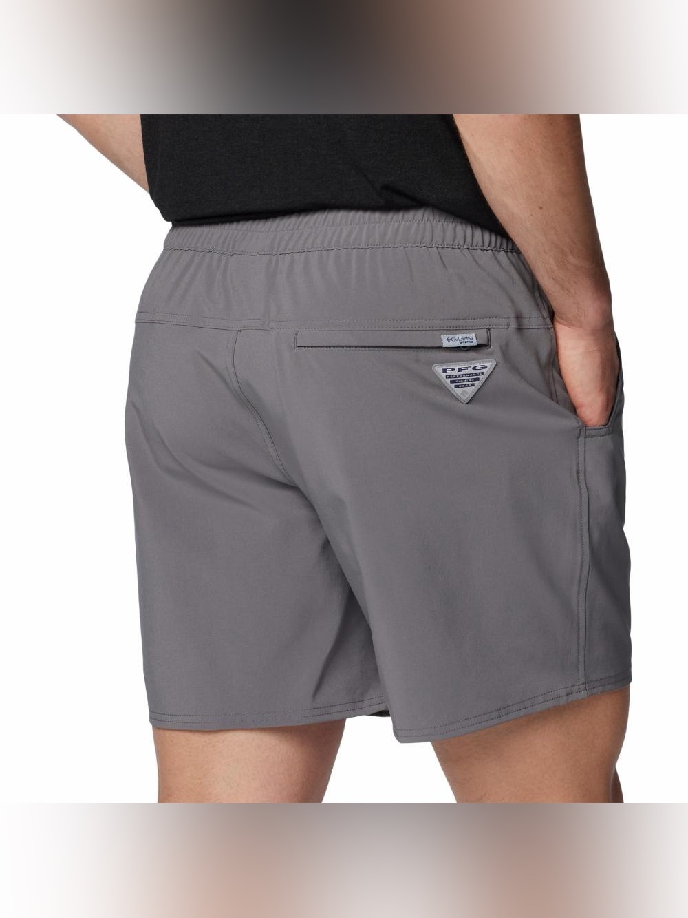 Tennessee Vols Columbia PFG Terminal Roamer Stretch Short Grey Orange Large 6” - Picture 2 of 10